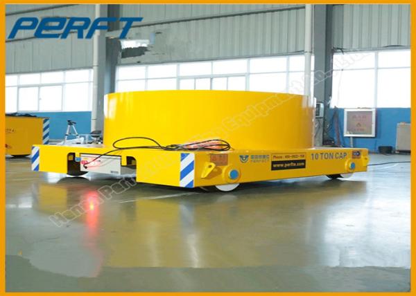 4 Wheel Ladle Transfer Car Motor Driven For Heavy Load Ladle Transportation