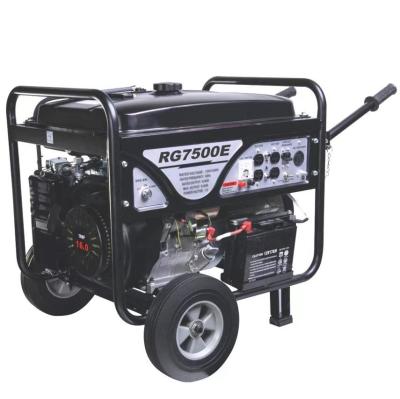 começo elétrico manual elétrico portátil da gasolina 6kw do gerador do motor 190F