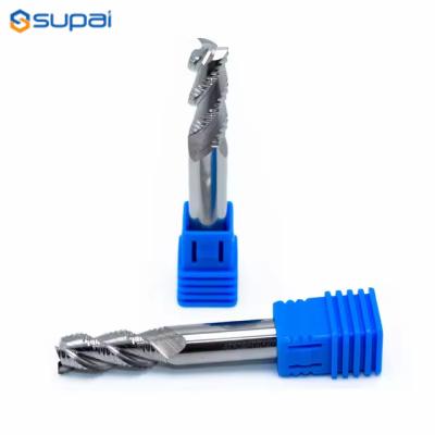 2-1/2 Inch Overall Length Aluminum End Mill With 35°-45° Helix Angle And Center Cutting