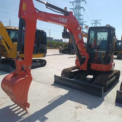 Compact Excavator Made In Japan Kubota U55-4 0.16m3 Bucket Capacity