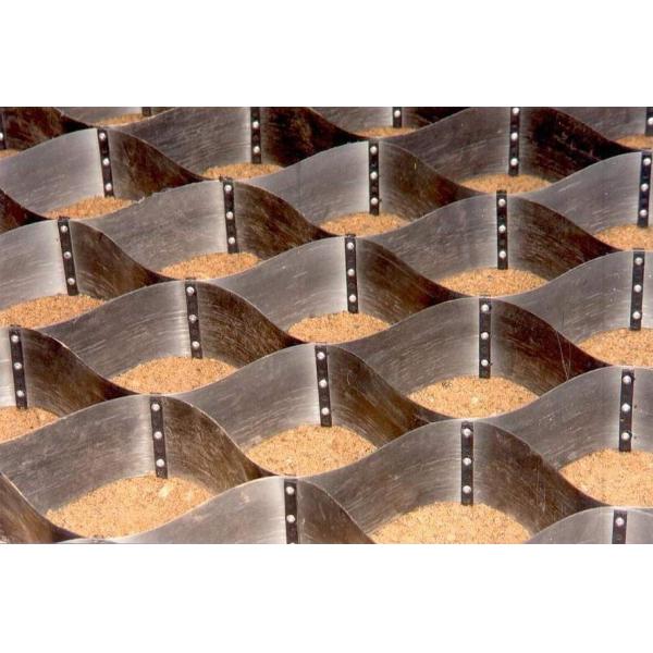 Чёрный пластмассовый геоэлемент HDPE для контроля эрозии и стабилизации почвы в строительстве