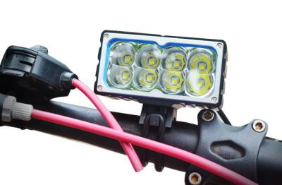 Aluminium Alloy Front High Power LED Bike Light 8 CREE XM L2 - T6 Model