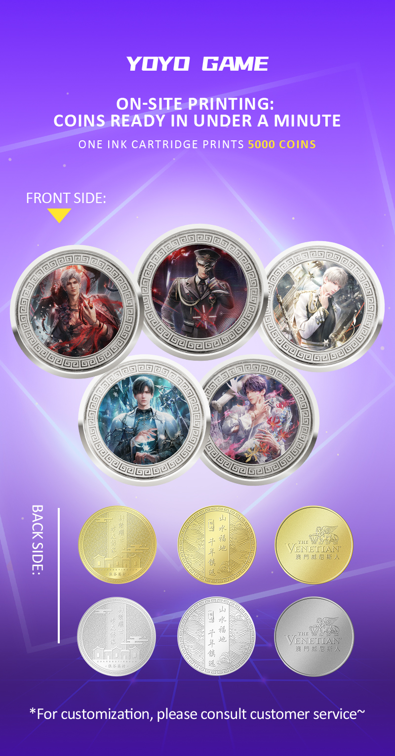 DIY Coins UV Printer Vending Machine Golden Medals AI AI-generated Images Souvenir Fridge Magnet Automatic Printing Machine with nayax