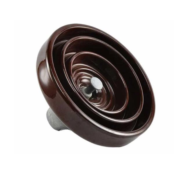 U120BP High Voltage Porcelain Insulator 120 kN Disc Suspension Insulator With 450 mm Leakage Distance