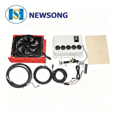 Vibration Resistant EV Truck Parts 1800W 2400W 24v Air Conditioner For Truck