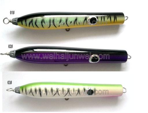 lure manufatory 60g 16cm wooden bait hard bait big game popper bait trolling fishing lure