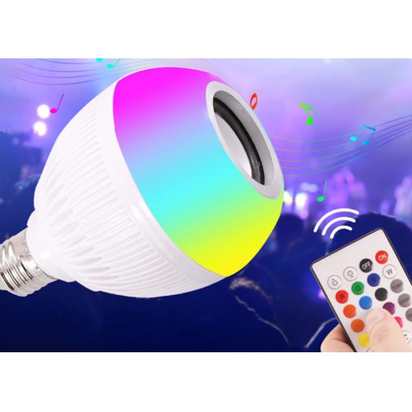 электрическая лампочка диктора электрической лампочки 6500K 12W RGB Bluetooth беспроводная для гостиницы