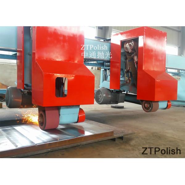 Custom Aluminium Buffing Machine , Dish Head And Tank Polishing Machine