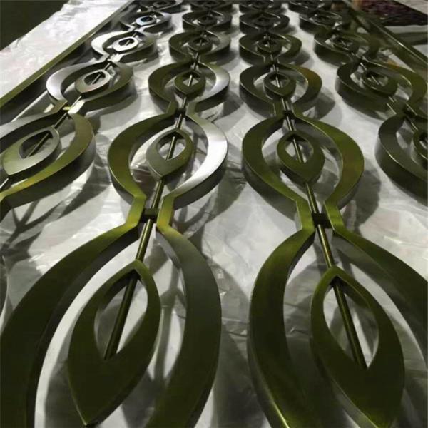 high-quality custom made metal screen manufacturer stainless steel laser cut panel for hotels