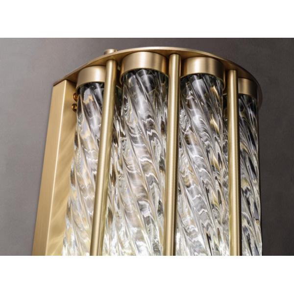 All-copper light luxury living room atmospheric wall lamp modern simple high-end hotel lobby corridor aisle background wall lamp