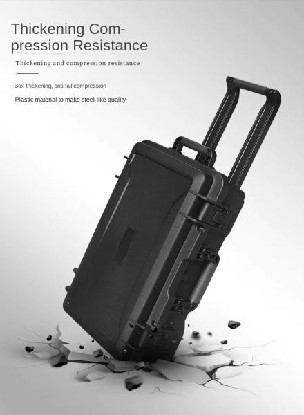 Customizable Hard Plastic Flight Case Dirt Resistant Explosion Proof