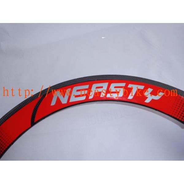 Road carbon rim,Full Carbon rims;60mm Tubular/clincherT700C red Rims