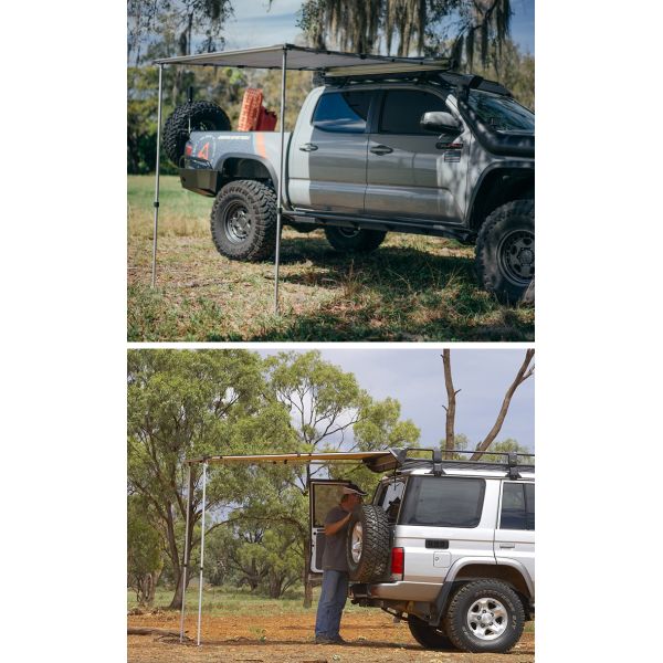 Outdoor Camping Vehicles Aluminum Alloy Pole Roof Tents Factory Hot Selling Sunshade and Waterproof Roof Curtains