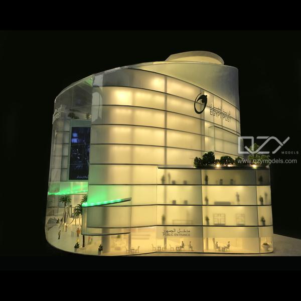 1/100 Modelo físico arquitectónico 3D Egipto Edificios famosos