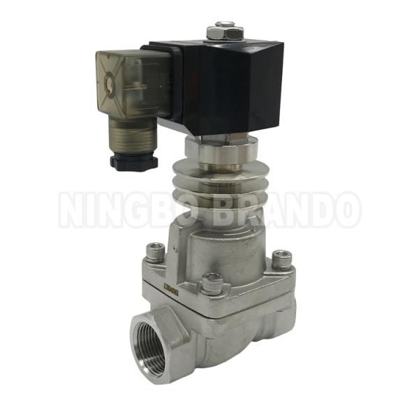 Very High Temperature Solenoid Valve (2) 180°C 16 бар Паровой горячей воды латунный соленоидный клапан 1/4' до 2' 220V 110V 24V