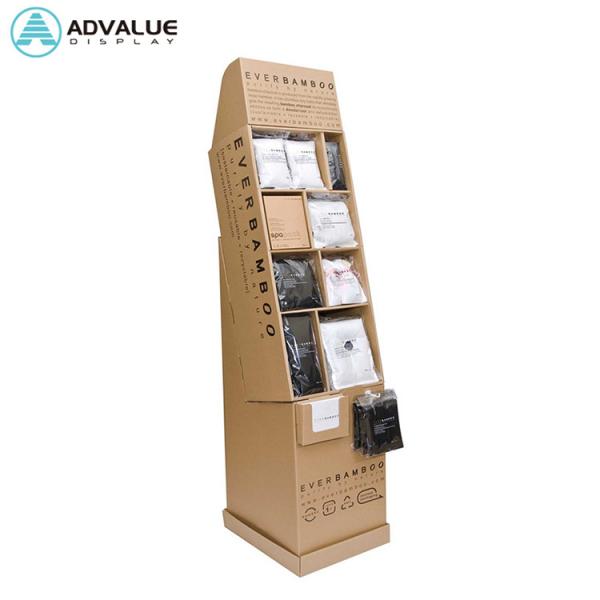 Customizable Stand Up Cardboard Display Stands For Retail / Promotion