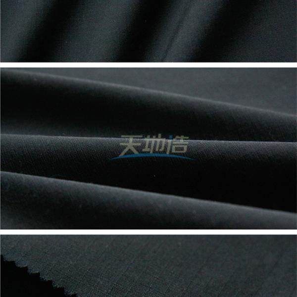 Meta Aramid Fabric 93/5/2 205gsm Navy Blue Rip Stop For Fire Fighting Suit