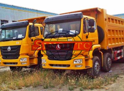 Strengthened Utility Dump Truck With MAN Engine 10 Wheel 340hp Engine Power