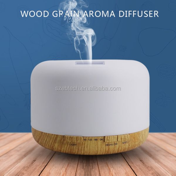 500ml Smart Humidifier Large Room Aromatherapy Essential Oil Diffuser with Remote Control for Bedroom