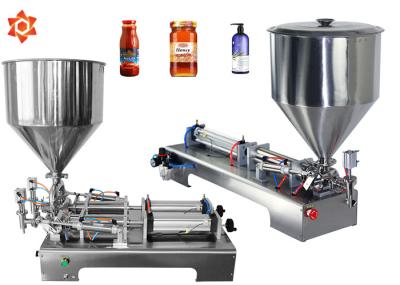 Máquina de enchimento cosmética volumétrico do gelado do frasco da mão do manual do creme da máquina de enchimento do pistão