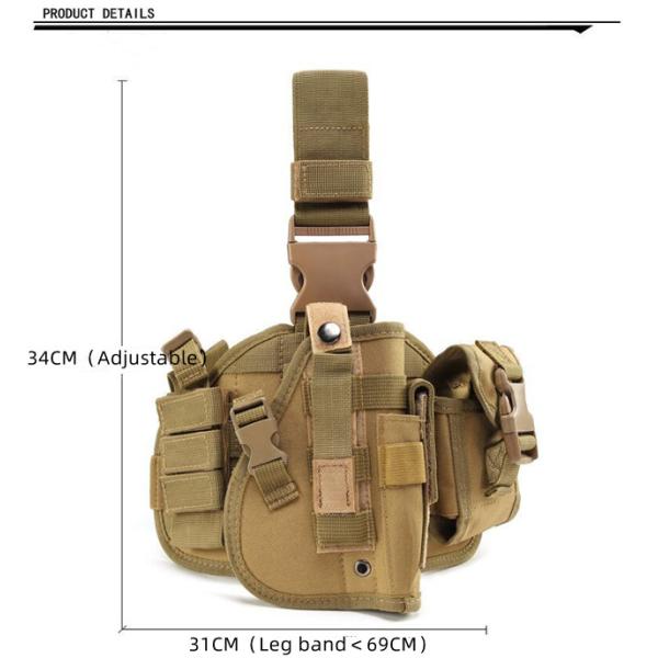 Nylon Universal Gun Holster Load Reduction Wear Resistance Tactical Pistol Holster
