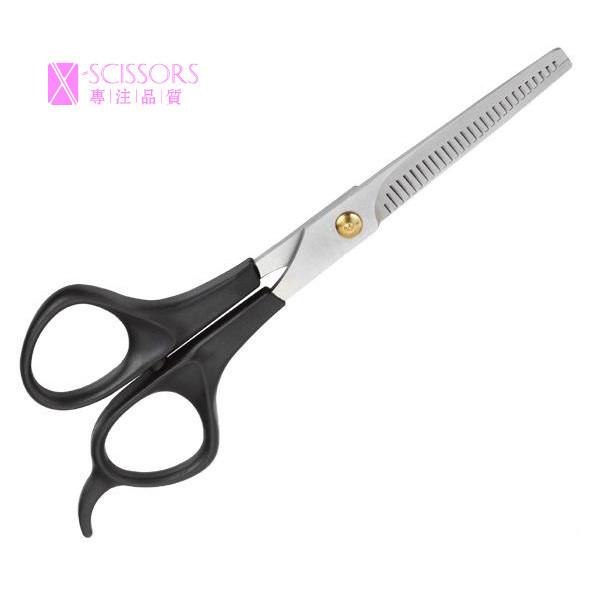 Economical Plastic Handle 24 Tooth Thining Scissor B01T