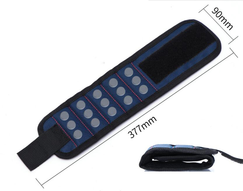 Размер 370*90mm магнита ПК Wristband 15 Mafnetic сильный легко держа небольшие части и инструменты металла голубые