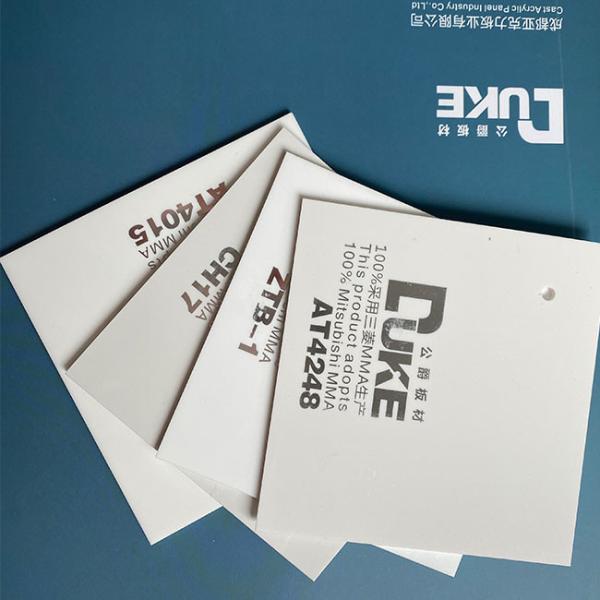 100% Mitsubishi MMA 4mm 2mm Sanitary Bathtub Acrylic Sheets 8x4ft