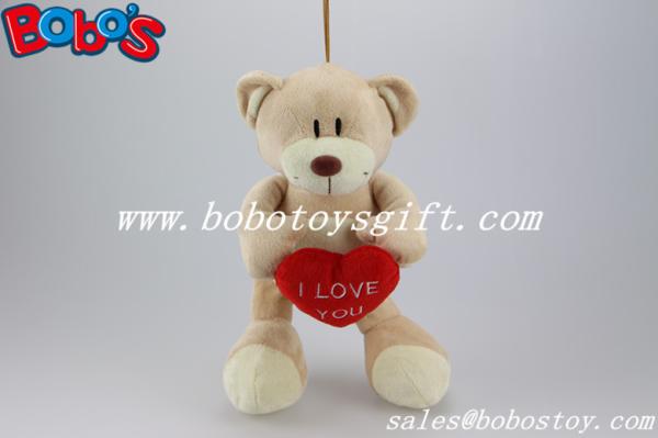 China Manufactured Big Feet Teddy Bear Toy With Red Heart