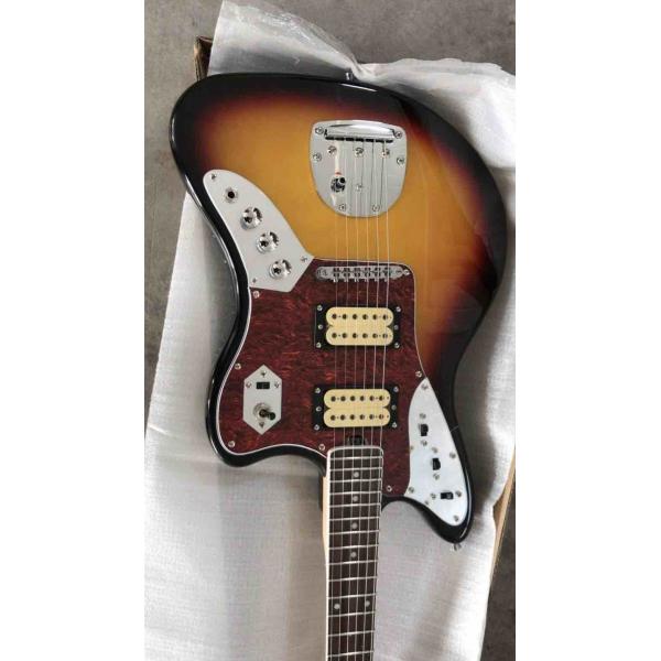 New China Guitar New Jaguar Model electric Guitar In Sunburst