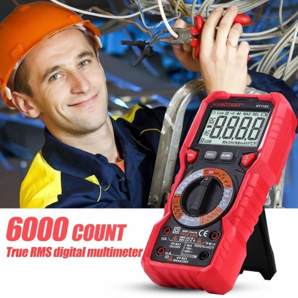 analog multimeter specifications With probe to measure voltage Temperature Capacitance Resistance Hz