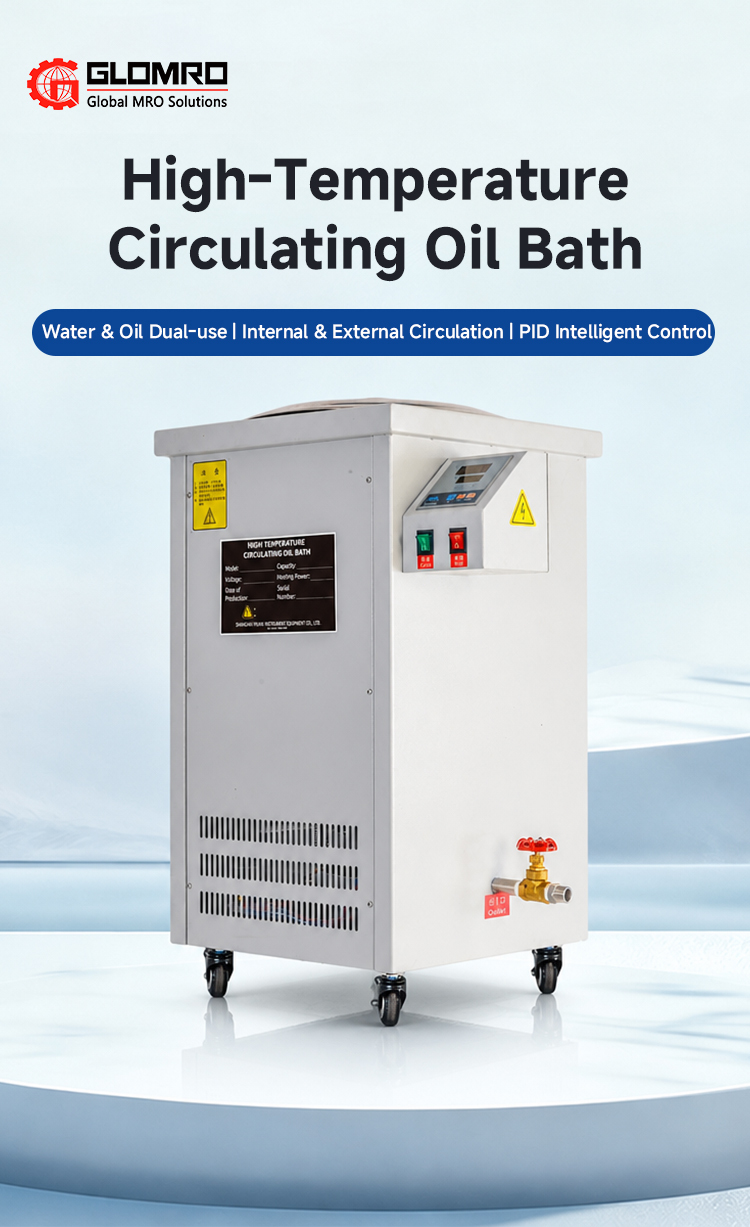 High-Temperature Circulating Oil Bath Pot, Laboratory Sealed Circulating Oil Bath Pot, Pid Digital Display Temperature Control Heating Equipment