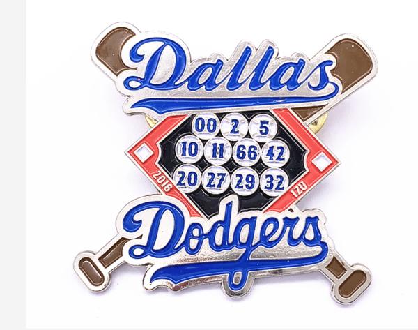 Metal Plating Soft Enamel Badges , Butterfly Clutch Custom Sports Pins