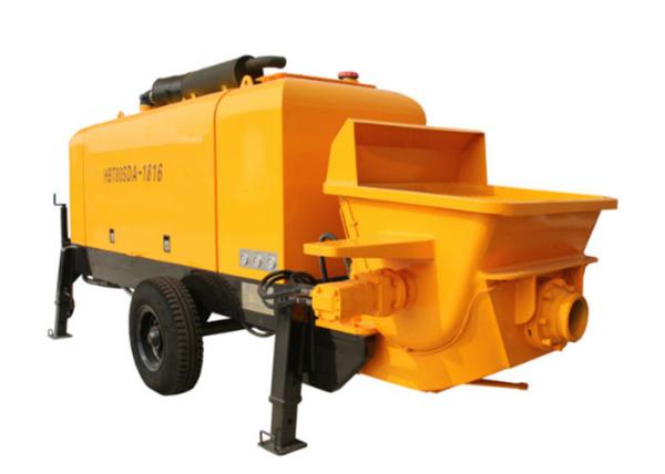 80m3/h 175KW Diesel Engine Hydraulic Concrete Pump For Concrete Pumping Works