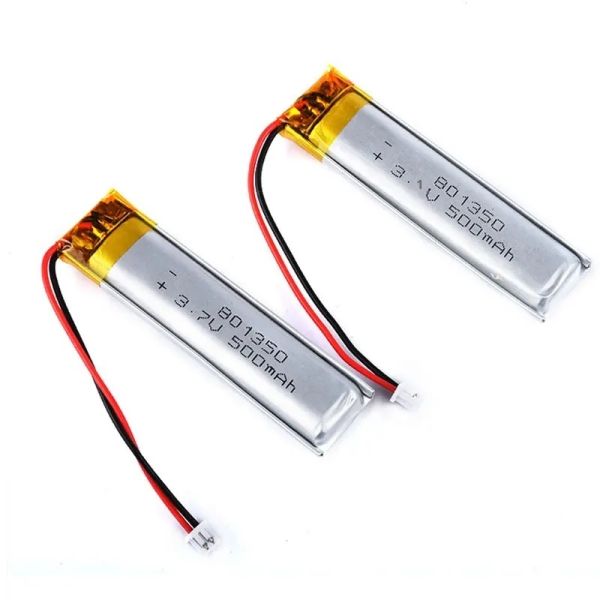 3.7 V 500mAh Li Ion Battery Customizable Lithium Polymer Rechargeable Battery 1S1P