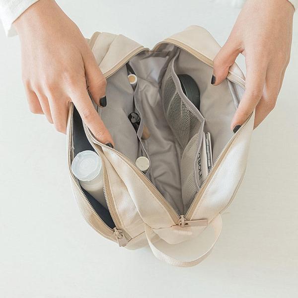 Travel Portable Waterproof Large Hanging Hook Wash Makeup Cosmetic Bag for Men Women