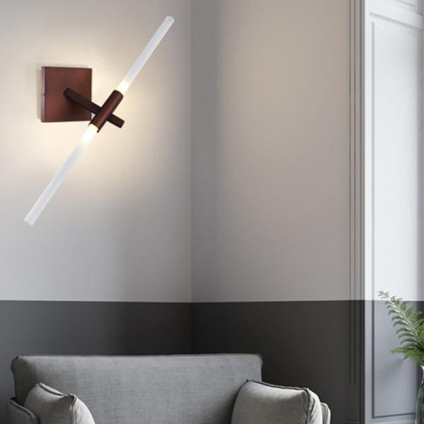 Wall mount light Gold Coffee Black Bedside Sconces Aisle TV Background Lamp Rotatable Wall Light(WH-OR-164)