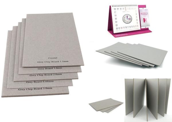 Desk Calendar / Arch file Recycled Gray Chip Board , Grey Board Sheets