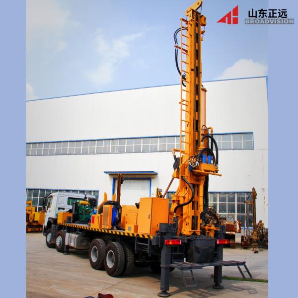 500m Compact Truck Mounted Rotary Drilling Rig 110kw Energy Saving For Construction