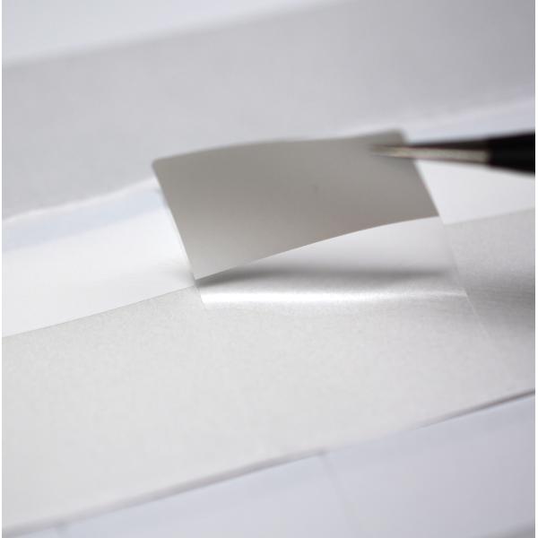 25*35mm Cable Adhesive Label 1mil White Matte Translucent Water Resistant Vinyl Cable Label