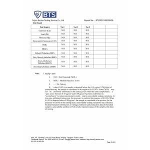 Haining city Chuangjing outdoor products Co., LTD Certifications