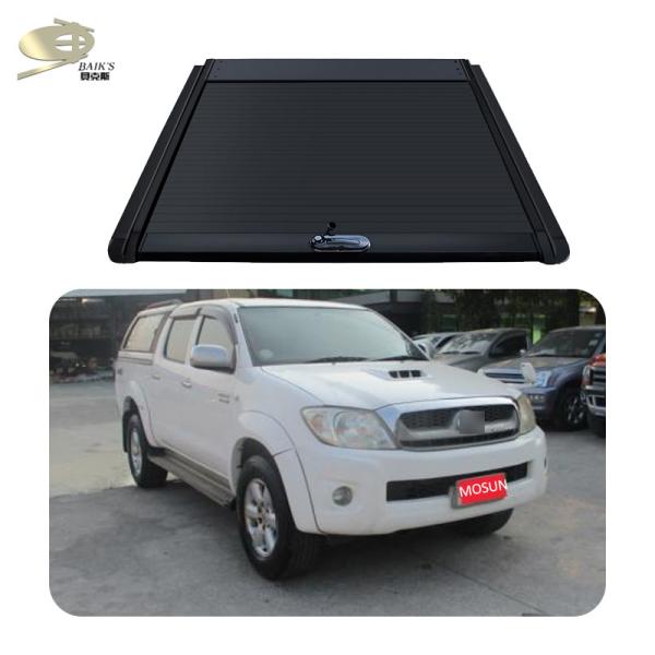 Roll Up Tonneau Cover Abs Hard Fold For Toyota Hilux Vigo 2004-2010
