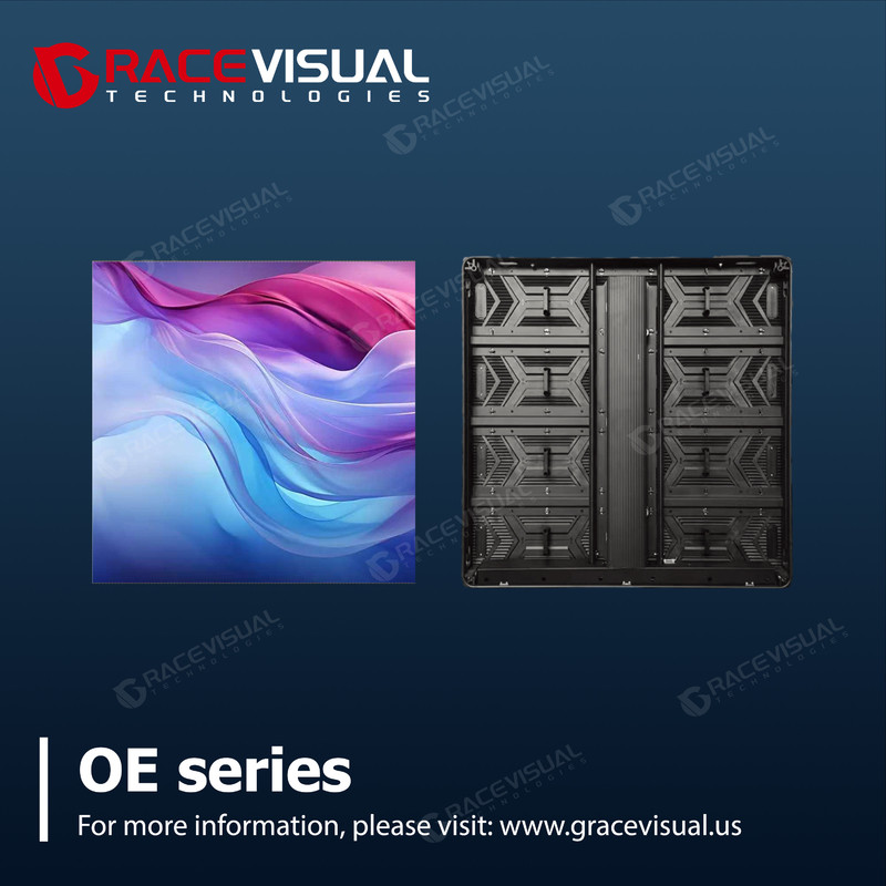 OE Series Outdoor LED Display – Ultra-Lightweight, Die-Cast Aluminum Panel, 3840Hz Refresh, >5000nits
