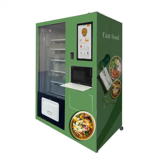 Frozen Food Vending Machine with Built-In Microwave Station 3℃ Refrigeration and Customizable Stickers & Wraps