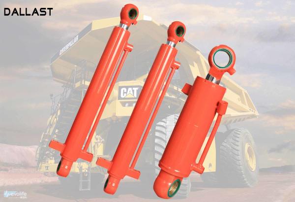 Multistage Double Acting Hydraulic Ram for Heavy Duty Industrial Truck
