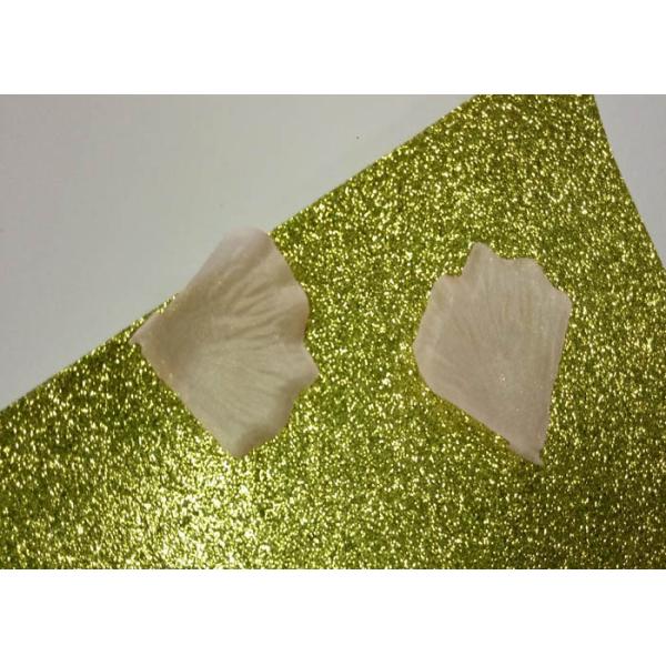 JC 1.38 Meter Width PU Leather Gold Glitter Fabric Decoration KTV Living Room