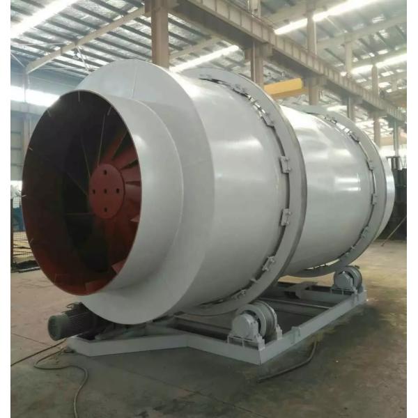 Industrial PLC  Three Cylinder Dryer 20t/H Screw Conveyor Discharging