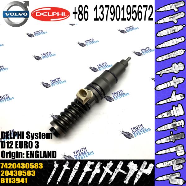 common rail injector 20430583 BEBE4C00101 VOE20430583 for  DX12 VOL D12C D12D FH/NH/FM12 fuel injector