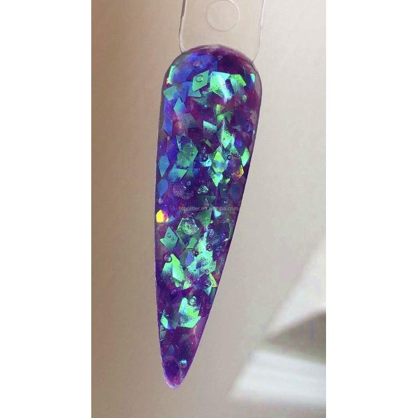 Fashionable Rhombus Shape Glitter Shaker Bottle Package with Purple Diamonds within Other Holiday Supplies