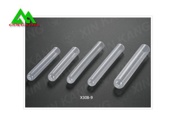 Plastic Test Tubes With Corks For Chemical Industry / Medical Laboratory